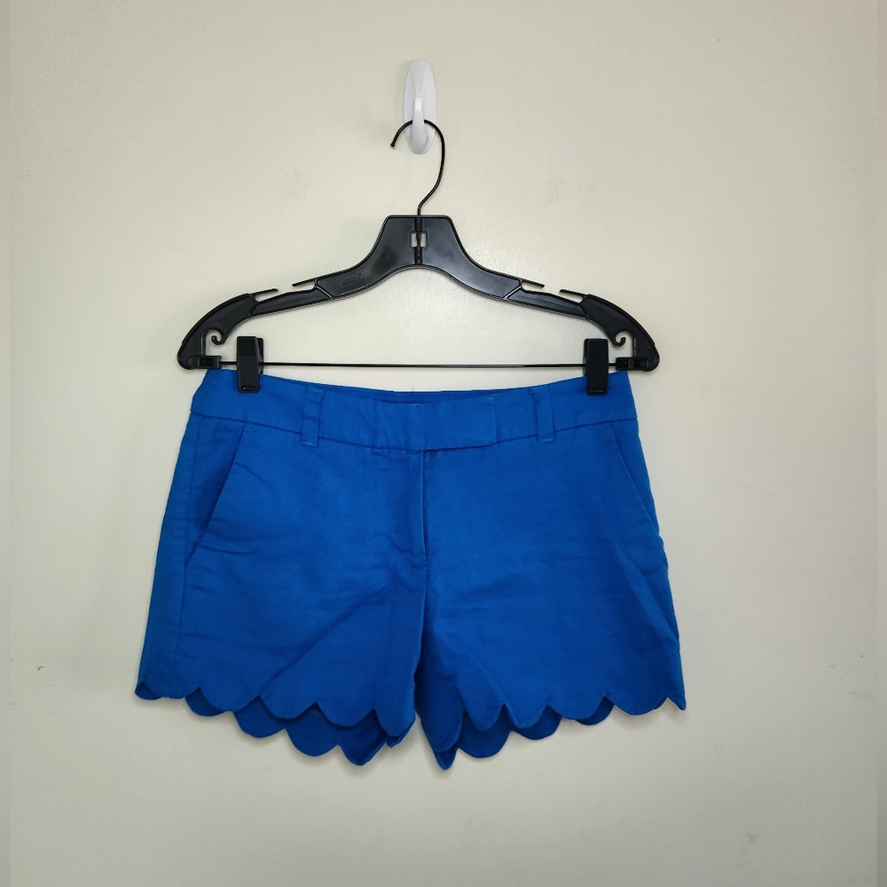 Women's J Crew Blue Shorts Sz 2